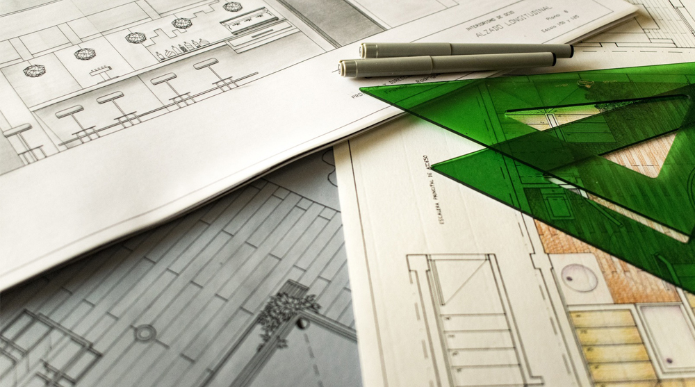 hand drawn architecture architectural plans